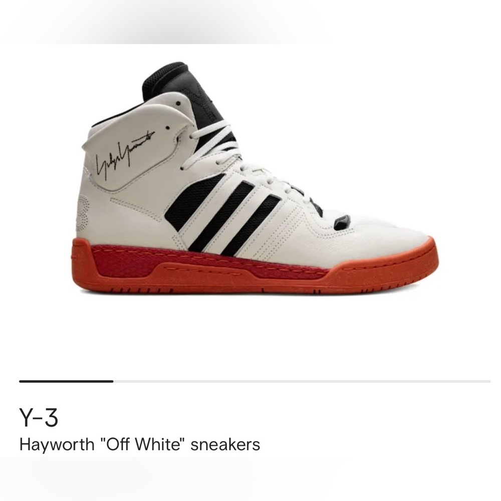 Adidas Y-3 Hayworth ”Off White” sneakers, men’s size 12, Excellent condition!